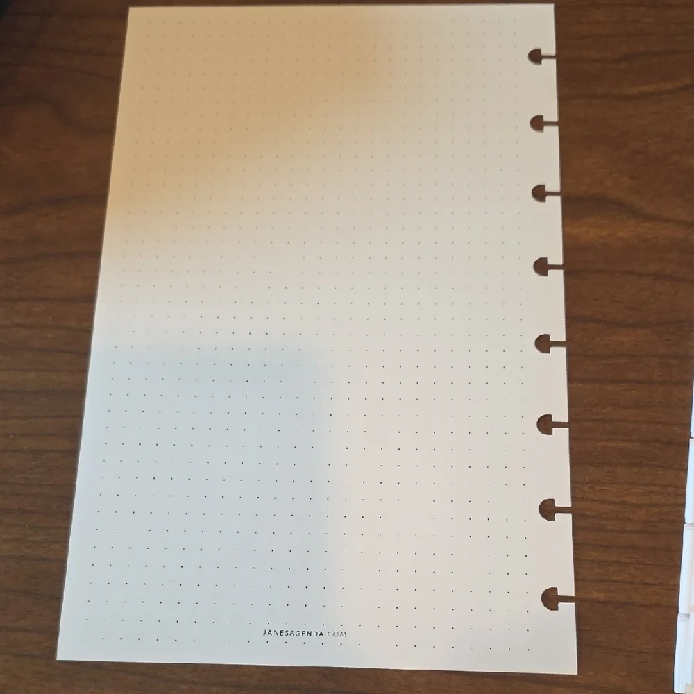 Classic White Daily Planner Refill